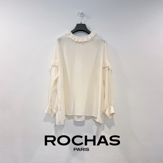 ROCHAS 로샤스 실크 블라우스