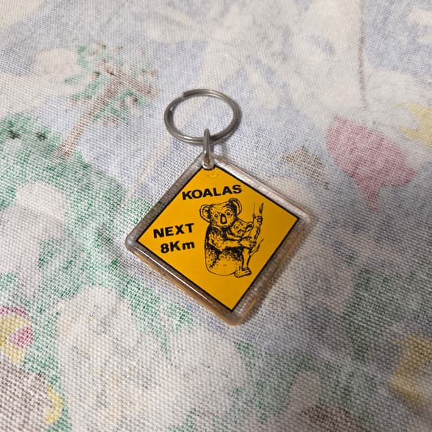 90s Australia Koalas 빈티지 키링