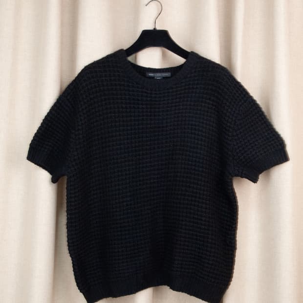 Wool Waffle Oversized Knit