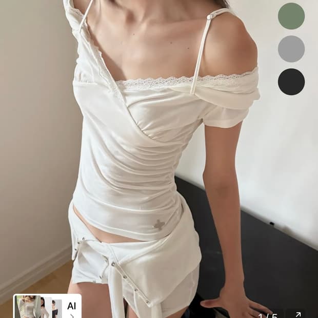2000아카이브스 REYA LACE TOP