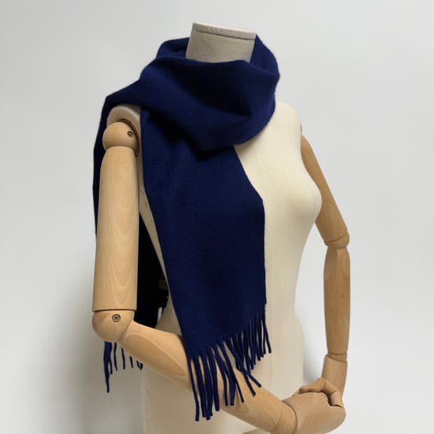 [캐시미어 100%] 딥네이비 머플러 목도리