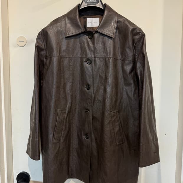 블루브릭 브라운 레더자켓 