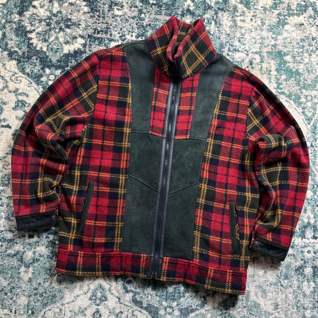뉴질랜드 N2 램스킨 플란넬 집업 자켓 (XL)