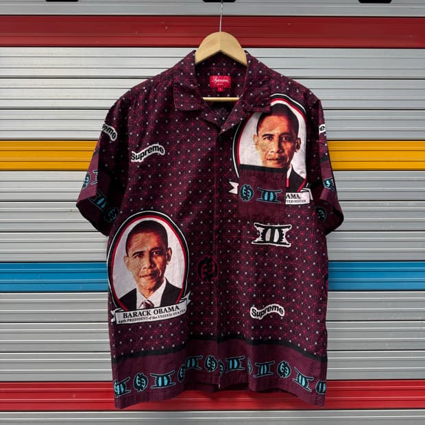 Ss17 슈프림 오바마 셔츠