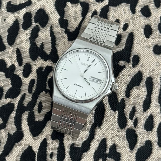 80s 빈티지 세이코 크로노스 쿼츠