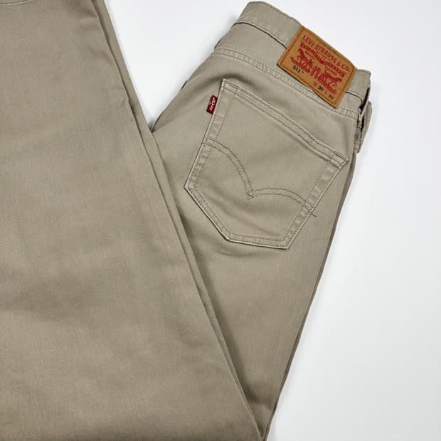 리바이스 511 오리지널 베이지 데님팬츠 (30인치)