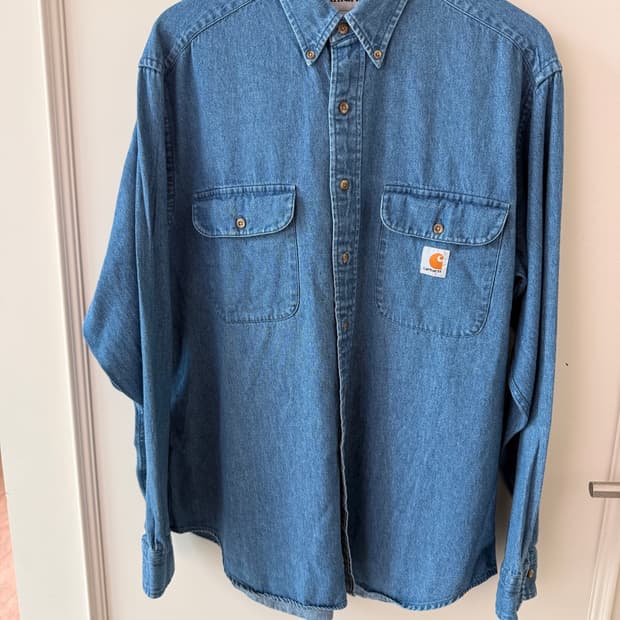 칼하트(Carhartt) 데님 워크셔츠