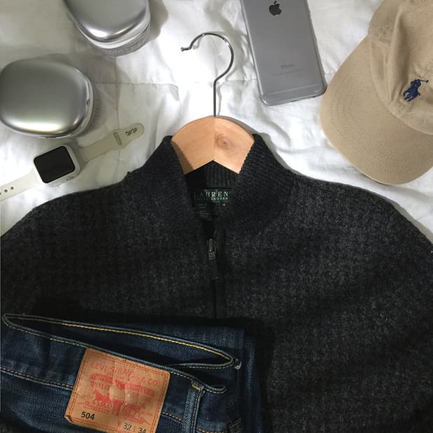 (WOMAN) 폴로랄프로렌 니트집업 M 