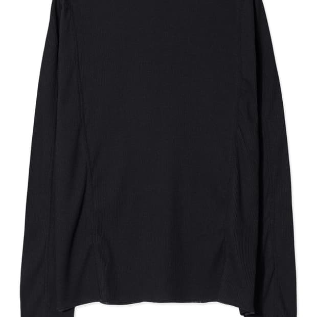 이그노타 컷 롱슬리브 블랙