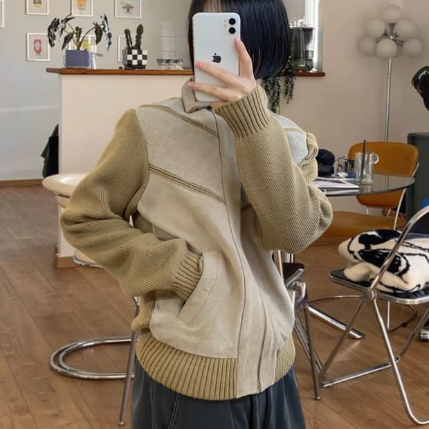 빈티지 스웨이드 자켓 (Man L) AA1001