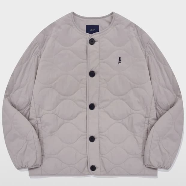 예일 퀄팅 패딩 자켓(그레이/M)