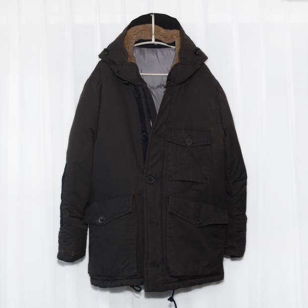 미착용) 시리즈 사우스폴 리서처 구스다운 롱패딩 파카 (100)