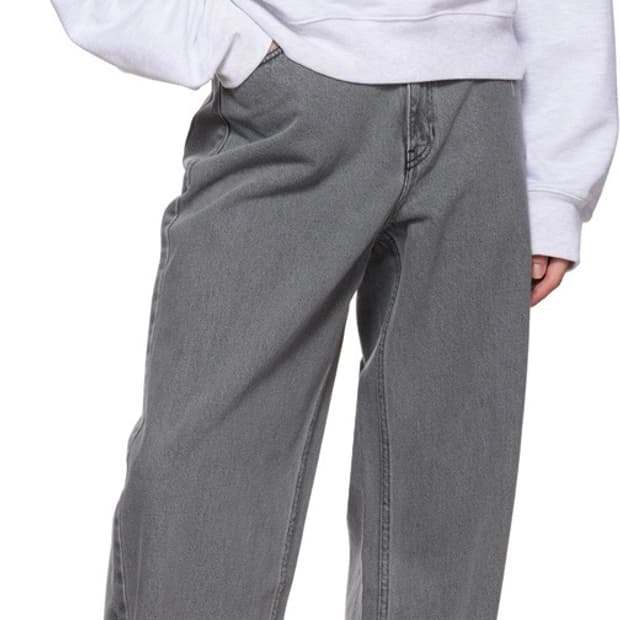 렉토 / 라이트그레이 데님팬츠 / M