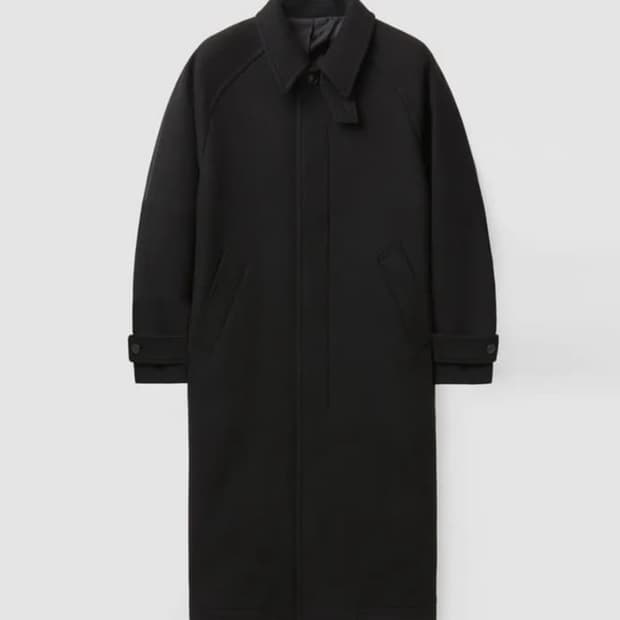 쿠어 벨란디 발마칸 코트 블랙 XL