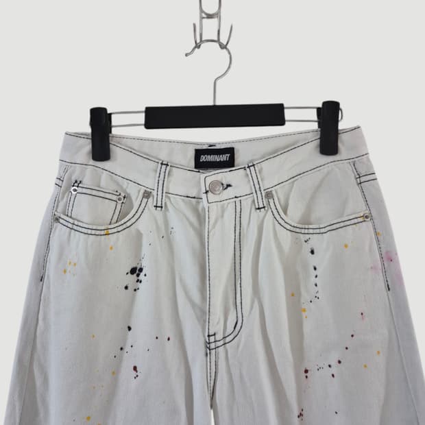 새상품[M]도미넌트 빈티지 페인트 팬츠 Women