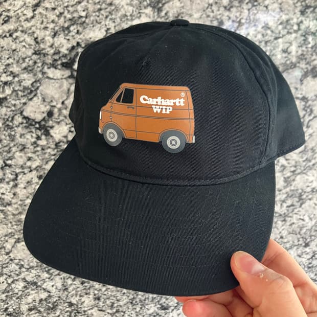 칼하트wip 6패널캡 캡 모자 블랙