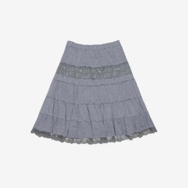 콜로신스 Tale Midi Skirt Melange
