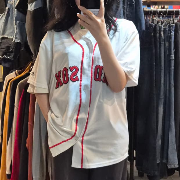 [NO.9] MLB 보스턴 레드삭스 반팔 유니폼