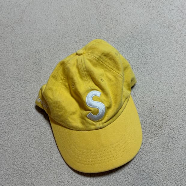 슈프림 케블라 데님 S로고 볼캡