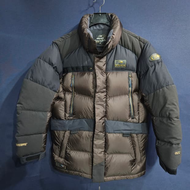 아이더 제니엄 800필 윈드스토퍼 투톤 남성 105 구스다운 대장급 패딩