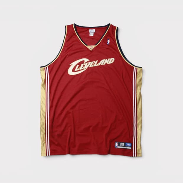 [5XL] 리복 NBA 클리블랜드 빅사이즈 농구져지