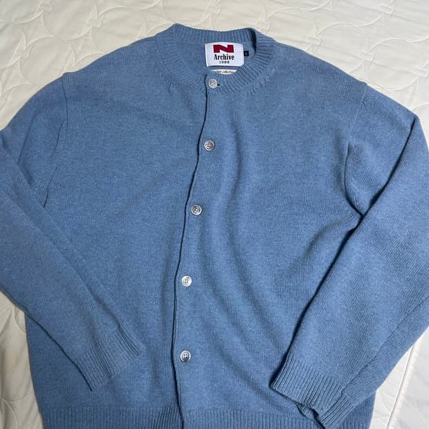 비욘드클로젯 가디건 터콰이즈블루