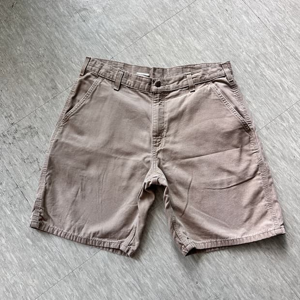 빈티지 칼하트 워크웨어 버뮤다 카펜터 반바지 36 