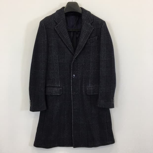 마시모두띠 이탈리안 울 체크코트 남성 95 