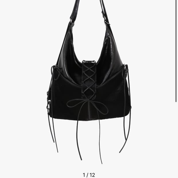 Esso 에쏘 리본 투웨이 백 블랙 