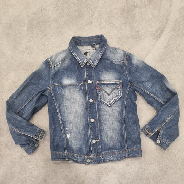 일본빈티지  리바이스 엔지니어드진 데님 자켓M 국매발매판 청바지