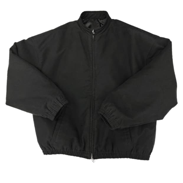 논노드 몰스킨 봄버 자켓 블랙 os