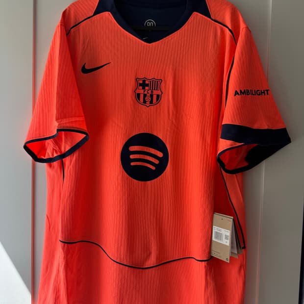 [XXL] 25/26 바르셀로나 써드 ADV 어센틱 유니폼 노마킹