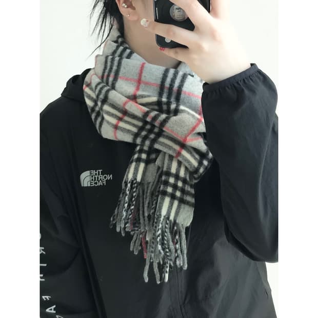 버버리 머플러 체크 목도리