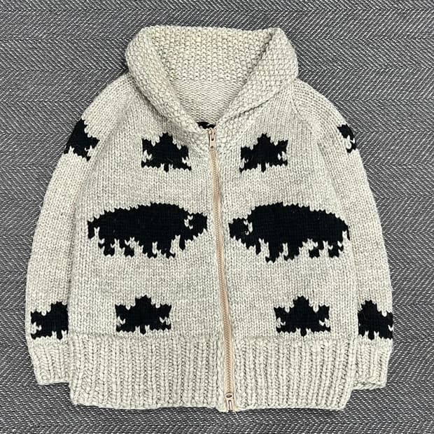 메이플 패턴 코위찬 집업  v1249