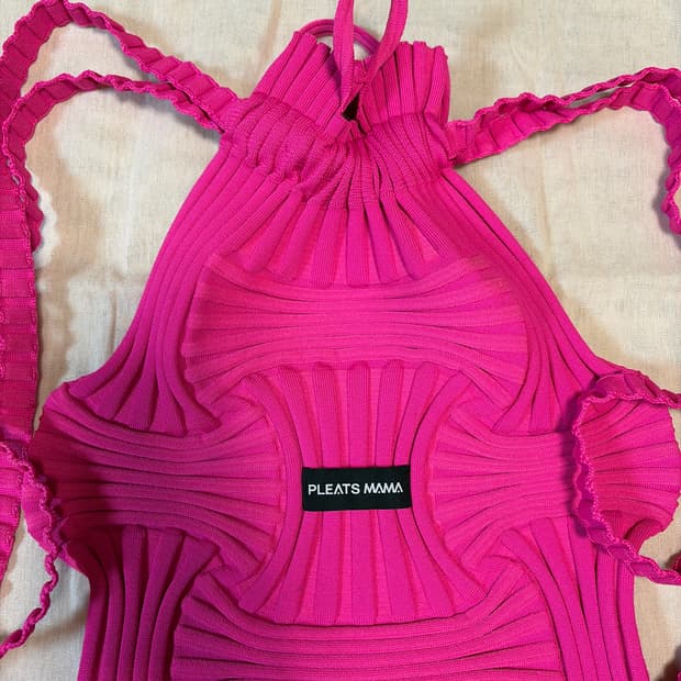 플리츠마마 보우백팩