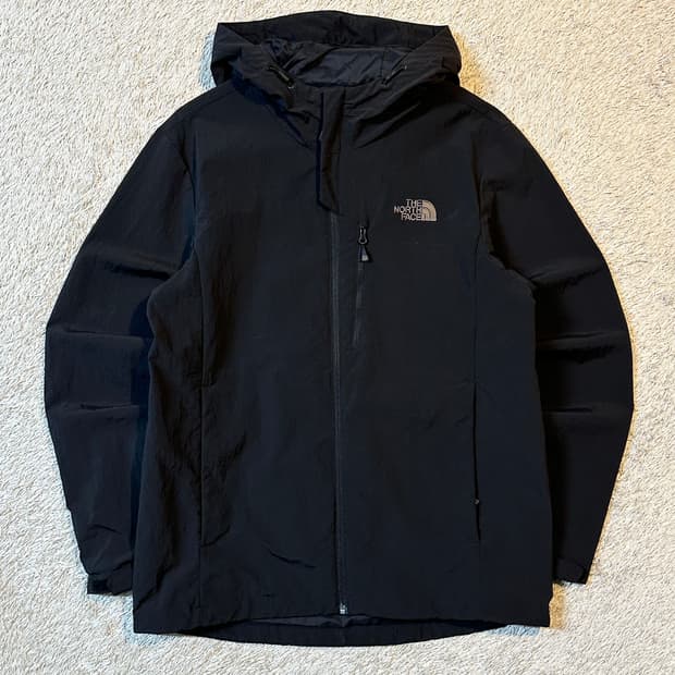 노스페이스 나일론 바람막이 자켓 블랙