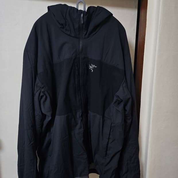 아크테릭스 프로톤 FL 후디 블랙  xxl