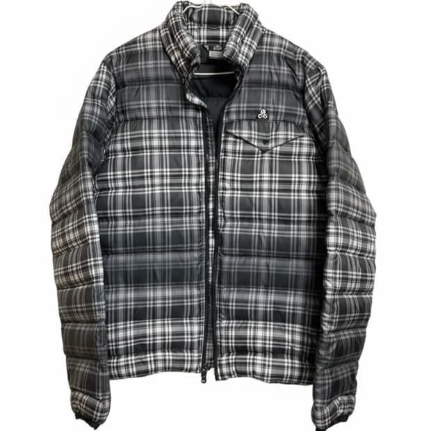 나이키 acg 타탄체크 경량 패딩/구스패딩/체크무늬