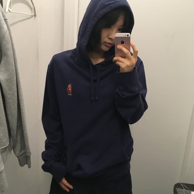 폴로 랄프로렌 폴로베어 자수 후드티