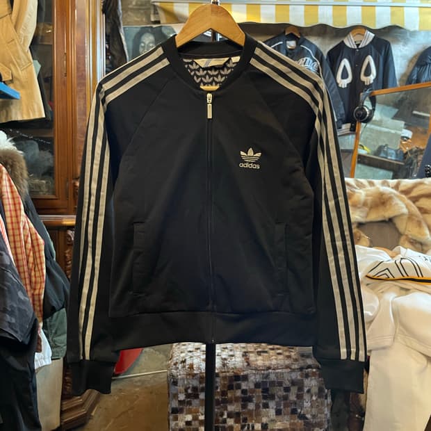 아디다스 파이어버드 메달리스트 트랙탑 저지 자켓 블랙/실버