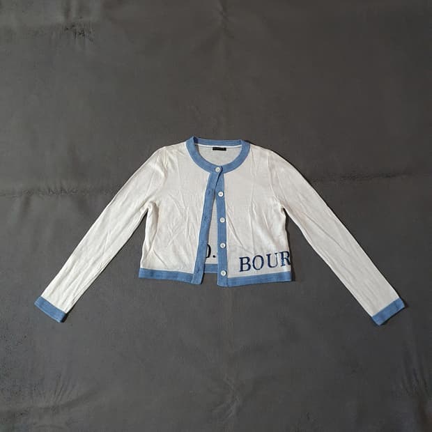 시슬리 비즈 린넨 가디건 OS