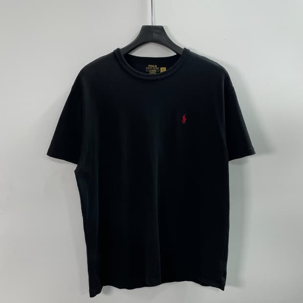 폴로 랄프로렌 블랙 헤비웨이트 반팔티  (on.1594)