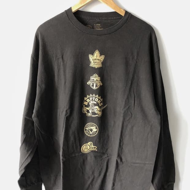 NBA 토론토 랩터스 X 드레이크 머천 굿즈 긴팔 XL