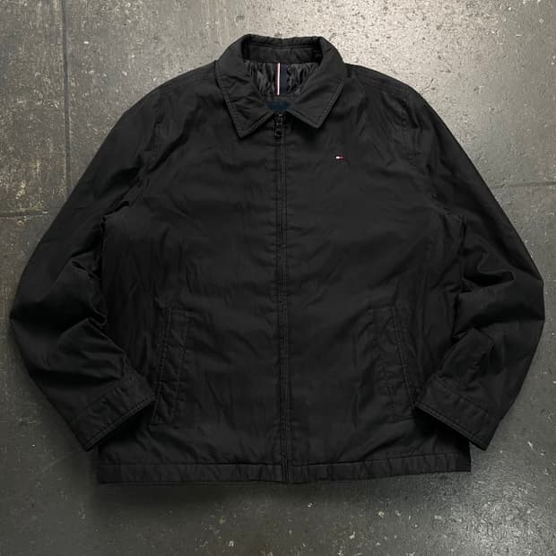100 타미힐피거 누빔 스윙톱 자켓