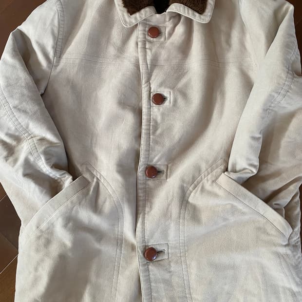 McGREGOR Sportswear 보아 안감 베이지 코트 (M)