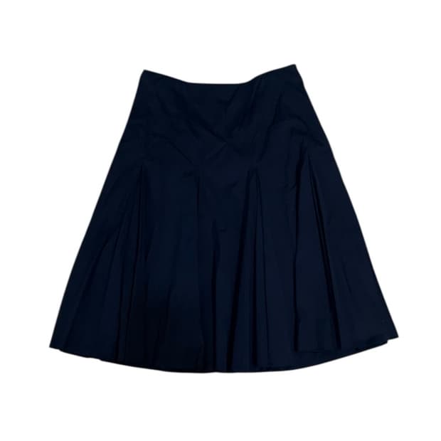 프라다 플리츠 미디 스커트