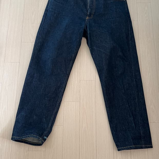 빔즈 플러스 5 포켓 와이드 데님 