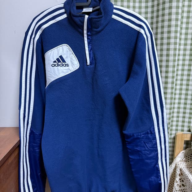빈티지 아디다스 플리스집업 
