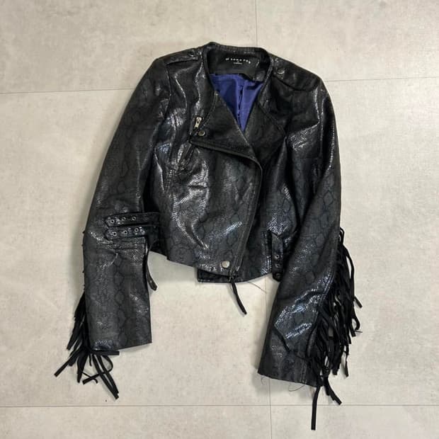 PHYTON TESSLE BIKER CROPJACKET