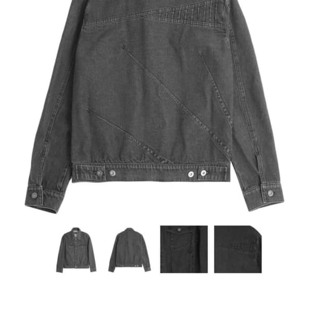 ilryu 일류 트러거자켓 washed black 판매합니다